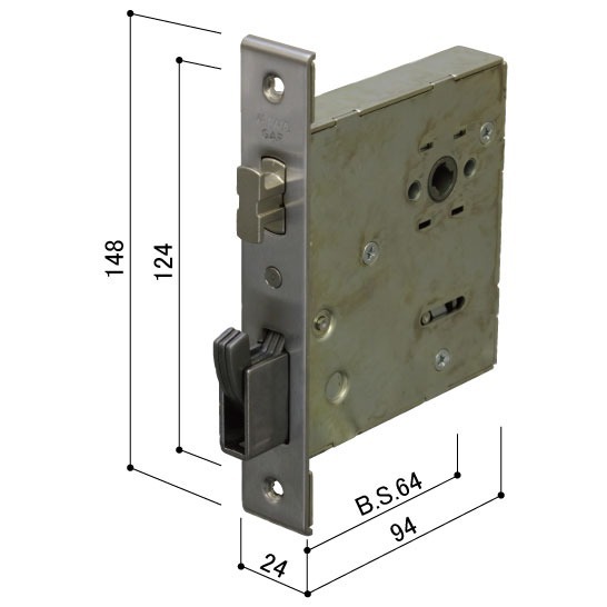 YKKap 玄関ドア デュガード 鎌錠ケース HH4K16902 送料無料 取説付 kenz拍卖