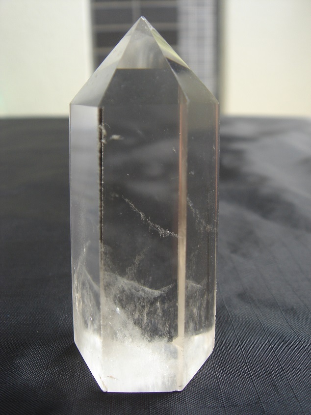 ★★風水置物,お守り,高透明天然白水晶クリスタル六角柱パワーストーン置物☆M1拍卖