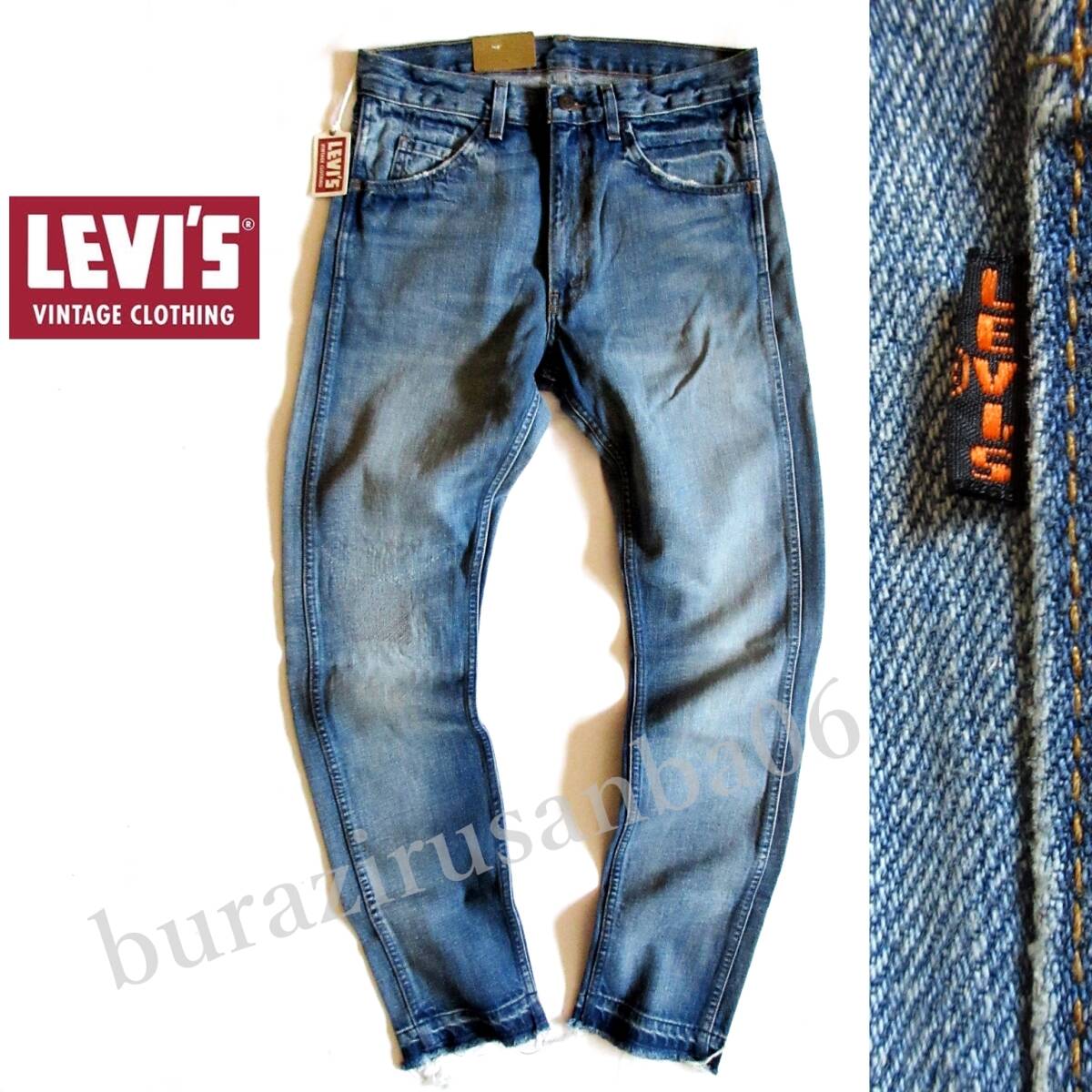 W31◆未使用 定価30,800円 リーバイス LEVI'S VINTAGE CLOTHING 606 1965年モデル SUPER SLIM デニムパンツ ジーンズ 復刻 36060-0006拍卖