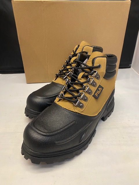 【新品】FILA WEATHERTEC 1SH40122-202 WHEAT/BLK/BLK 27.0cm フィラ ウェザーテック ブーツ ティンバー 拍卖