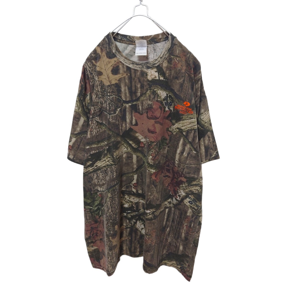 【MOSSY OAK】ワンポイントロゴ リアルツリーカモ Tシャツ S-557拍卖