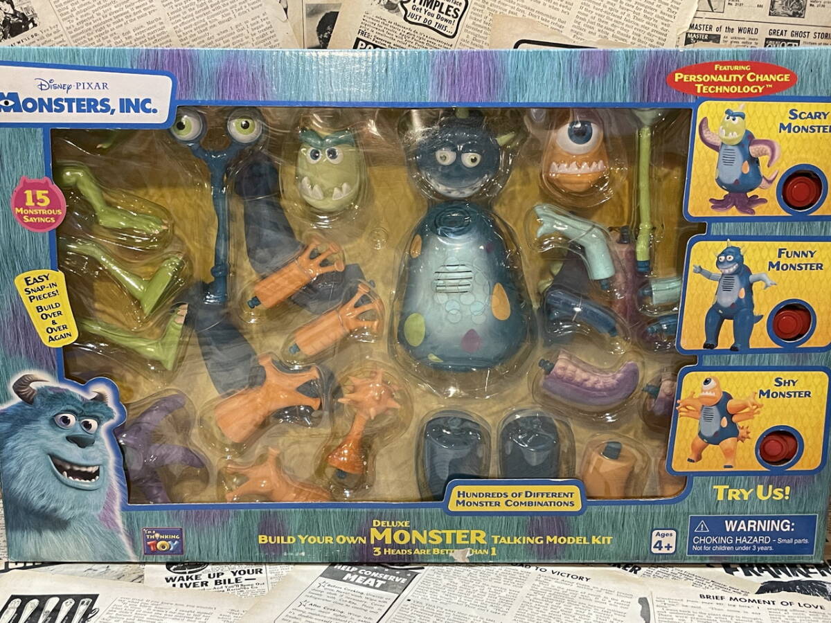 ☆モンスターズインク/フィギュアセット/当時物レア/即決/Monsters Inc./Build Monster set(00s/MIB) DI-376拍卖