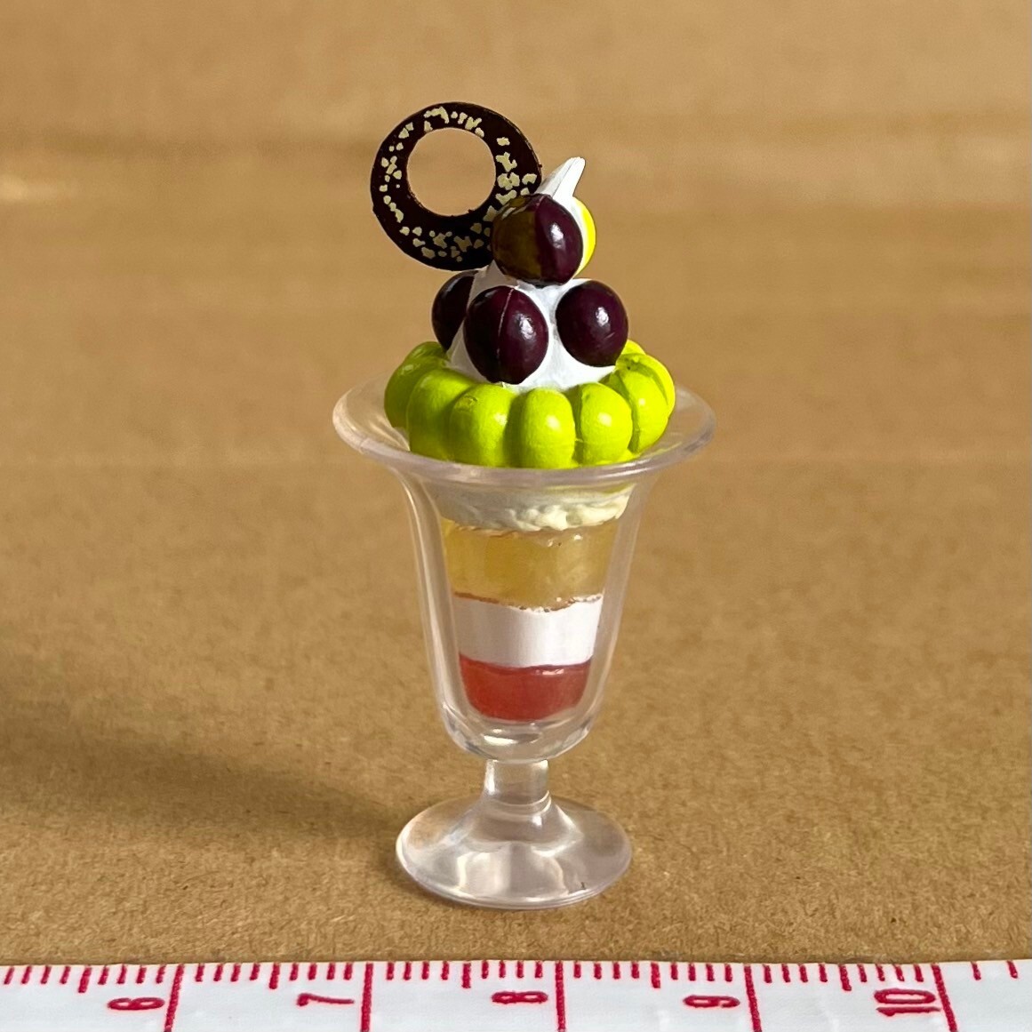 マスカットパフェ ミニチュア品 リーメント プチフルーツパーラー ぷちサンプル PETITE FRUITS PARLOR拍卖