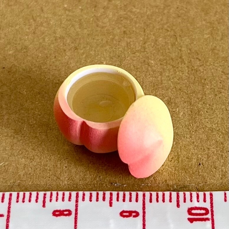 桃ゼリー ミニチュア品 リーメント プチフルーツパーラー ぷちサンプル PETITE FRUITS PARLOR拍卖