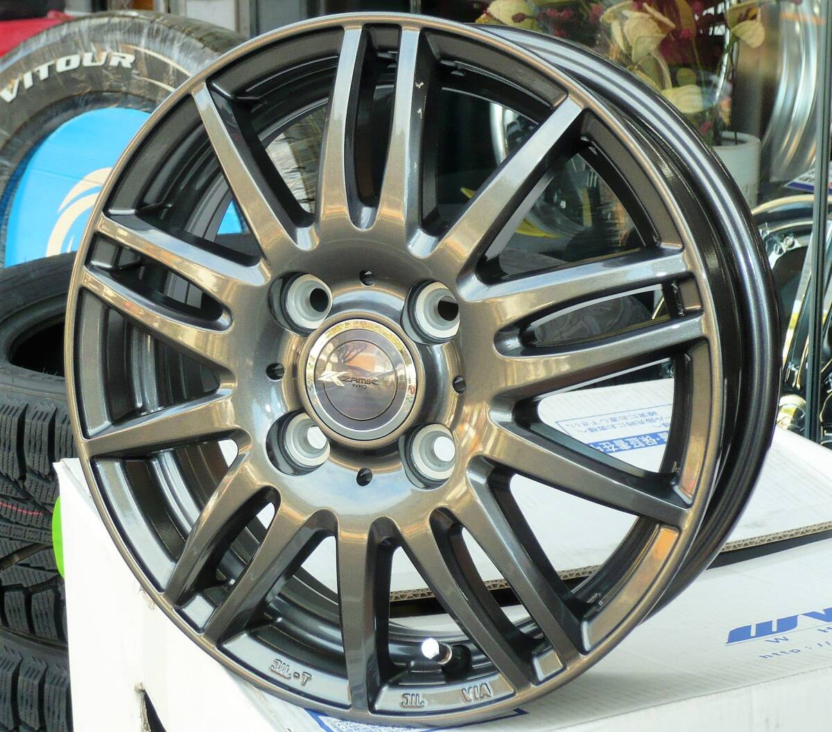 税込! JE1/JE2系 ゼスト用 ホイール 「ザミック ティート」 新品1台分拍卖