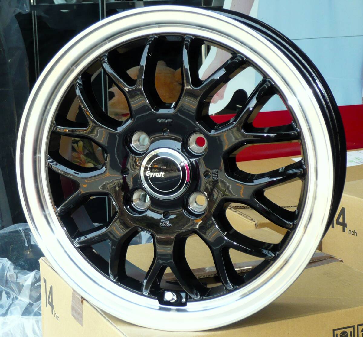 税込! DA17V系 エブリイ バン用 ホイール「GYRAFT-9M」BK 新品1台分 (エブリー・エブリィ)拍卖