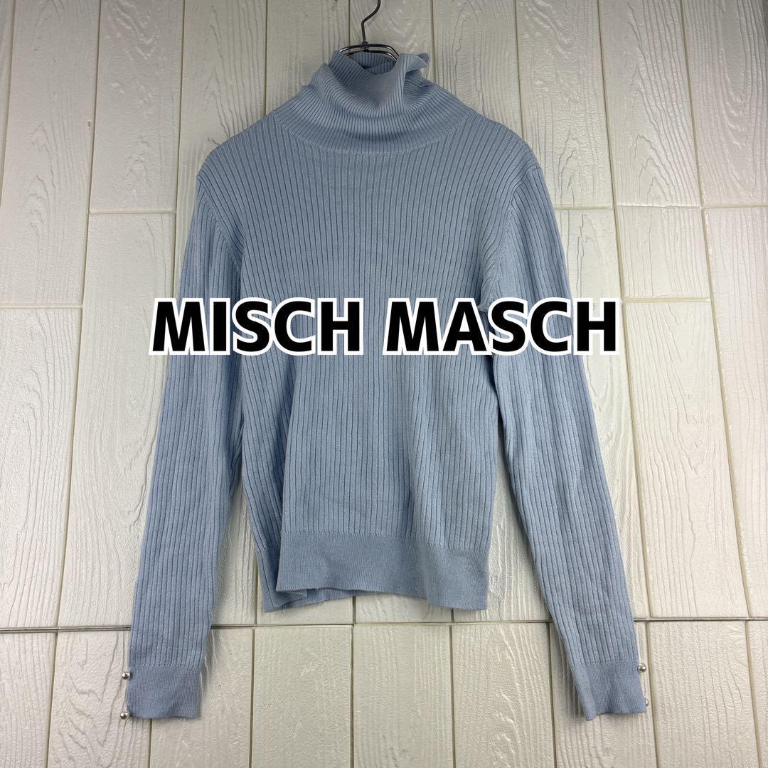 MISCH MASCH ブルーハイネック サイズ38(M)拍卖