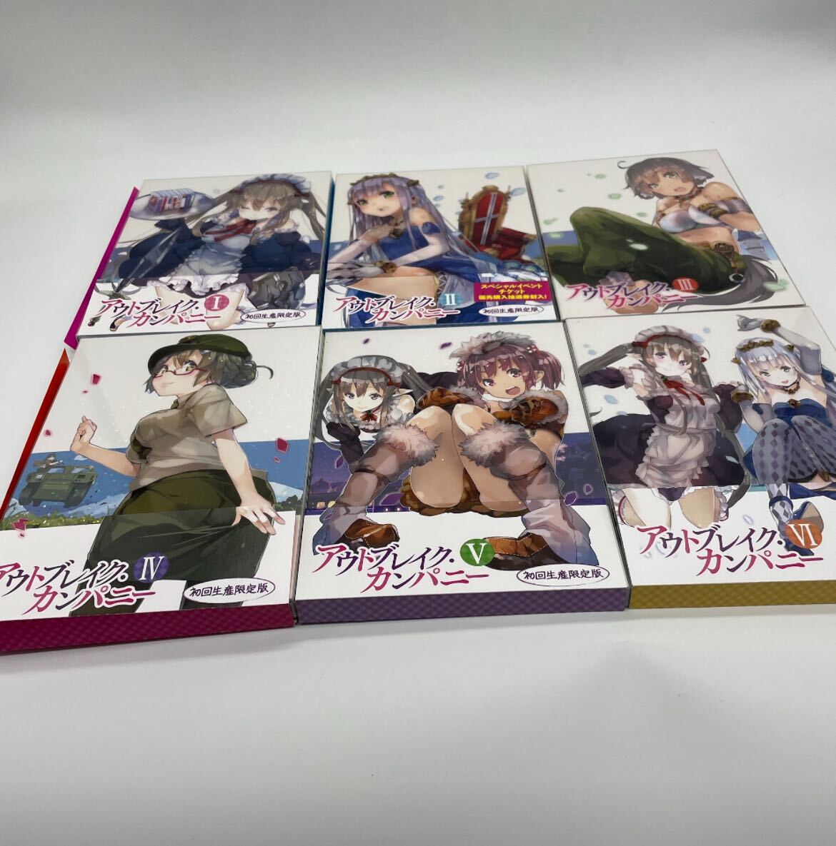 アウトブレイクカンパニー 1 〜6巻(Blu−ray Disc) 榊一郎 (原作) 花江夏樹 (加納慎一) 三森すずこ (ミュセルフォアラン拍卖