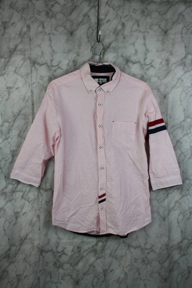 naive magic ナイーブマジック ボタンダウンシャツ ピンク Lサイズ拍卖