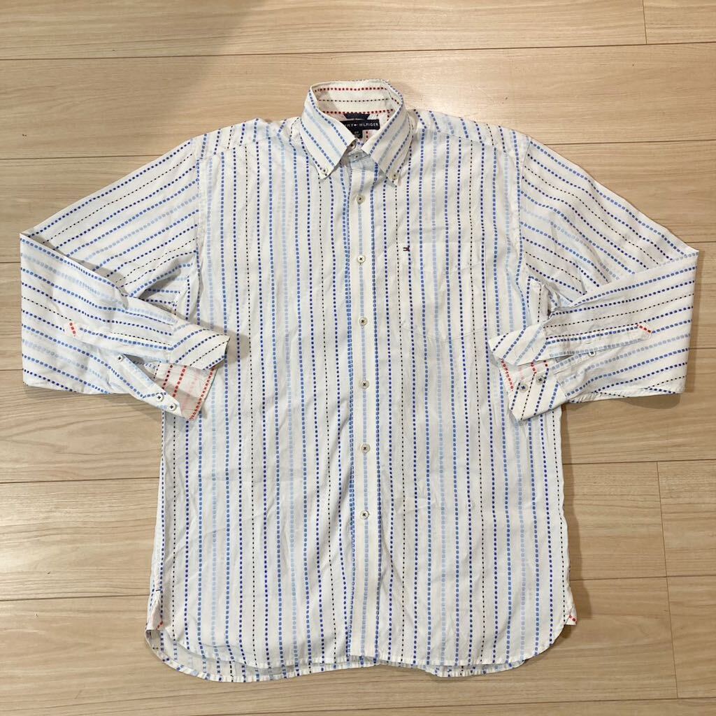 TOMMY HILFIGER トミーヒルフィガー ボタンダウンシャツ 長袖シャツ Sサイズ拍卖