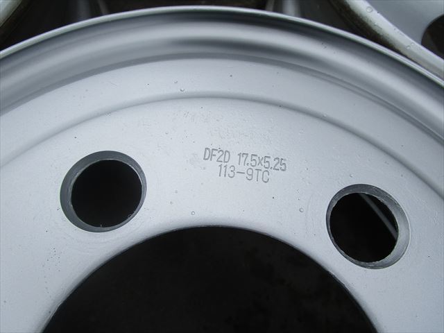 送料無料 ダイナ トヨエース デュトロ TOPY DF2D17.5×5.25 113-9TC 5穴 両面再塗装 6本セット拍卖