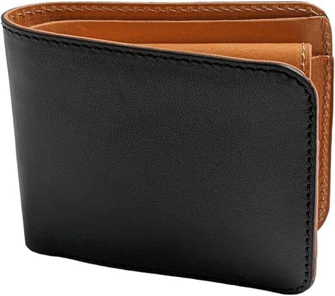 BOXなし 栃木レザー 二つ折り財布 カード入れ多い BK メンズ レディース レザー ブランド ウォレット 本革 牛革 プレゼント拍卖