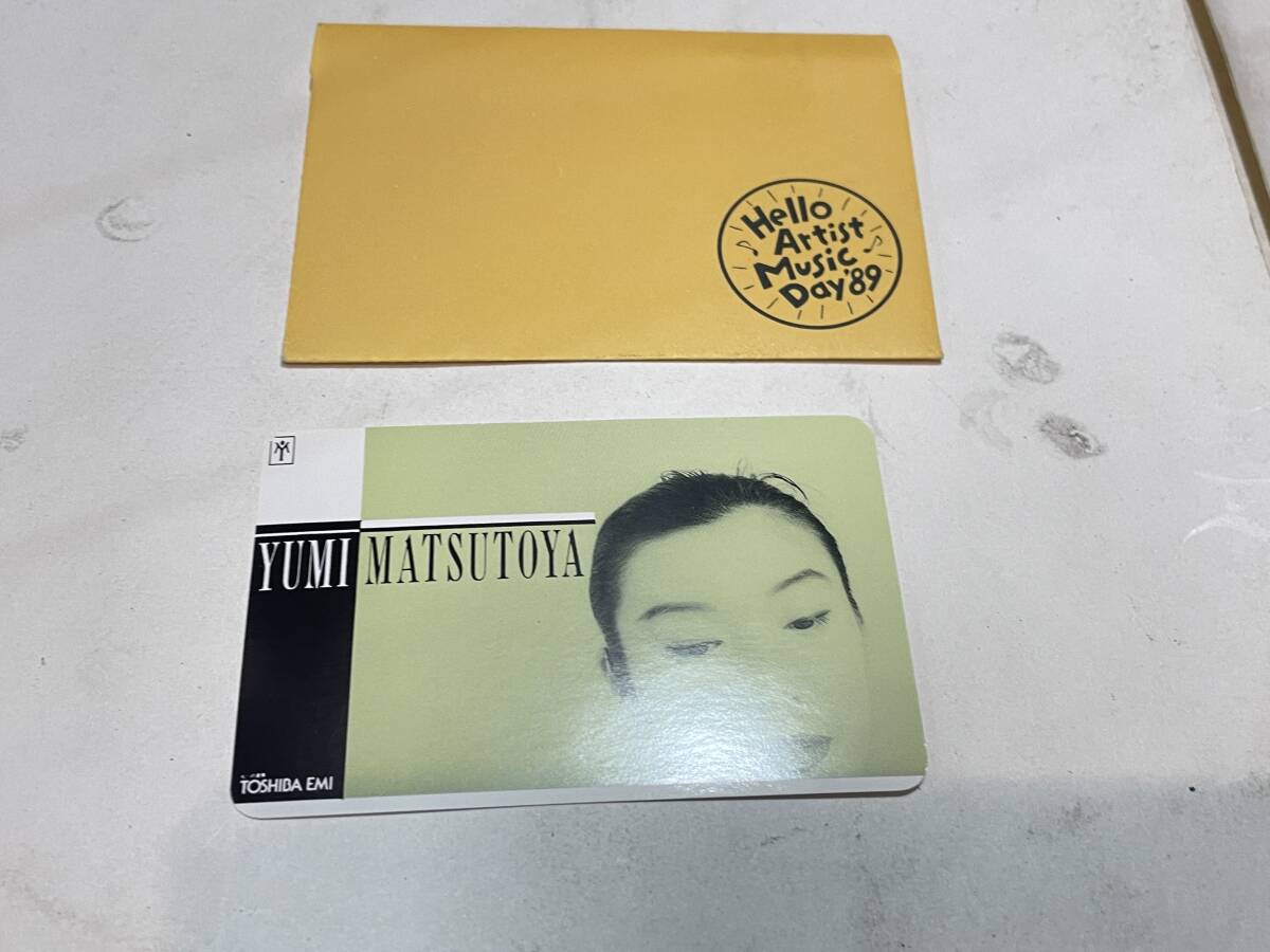 松任谷由実 ユーミン Hello Artist Music Day'89 1990年カレンダー拍卖