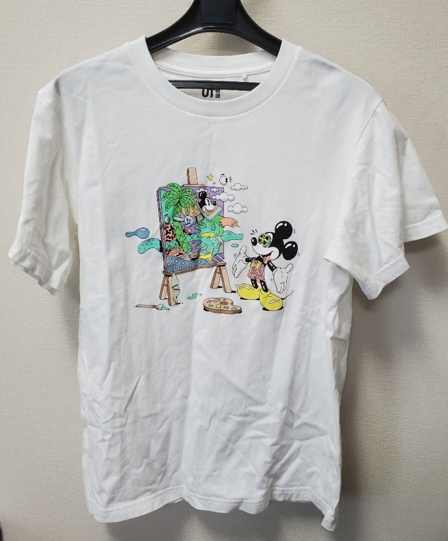 ●ユニクロ●綿100% 半袖 Tシャツ 女の子用 150 きれいめ拍卖