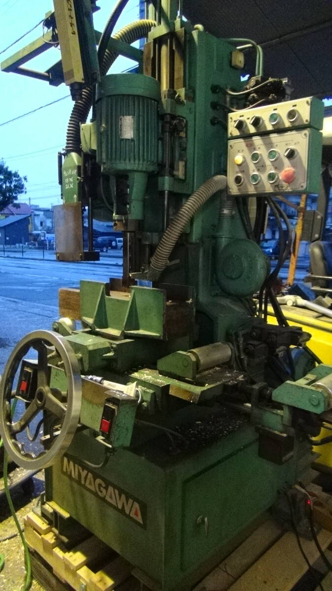 油圧カクノミ 油圧チェンのみ 油圧バイス 三機能の宮川の油圧木工機械 完動品 YouTubeに動画掲載拍卖