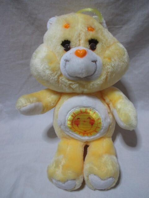 即決★80s ビンテージ Care Bears ケアベア イエロー・太陽☆フレンドベア ぬいぐるみ 人形 ファンシー くま/32センチ拍卖