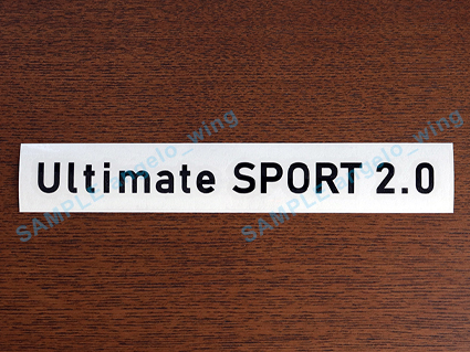 ☆Ultimate SPORT 2.0 (シビックタイプR FL5用)ステッカー黒「送料無料」☆拍卖