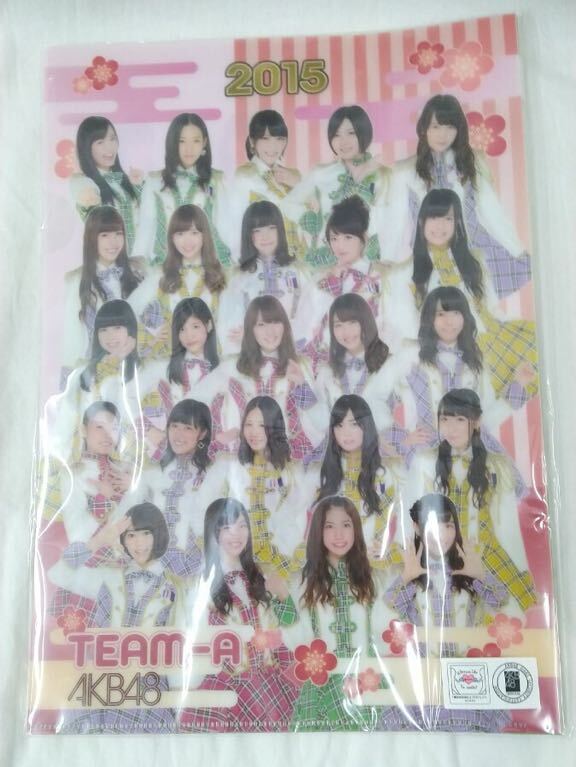 AKB48 2015 Team-A チームA クリアファイル 4枚セット 未開封拍卖