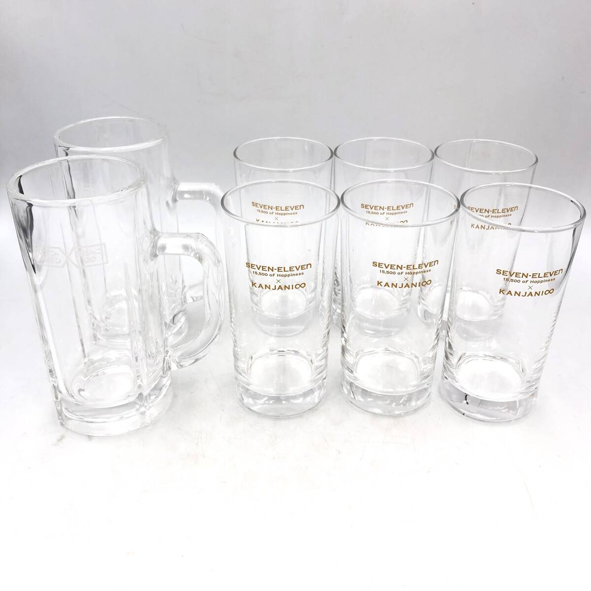 【関ジャニ∞】ペアジョッキ ペアグラス セブンイレブンフェア ジャニーズ 2012 非売品 抽選品 ガラス ビアジョッキ拍卖