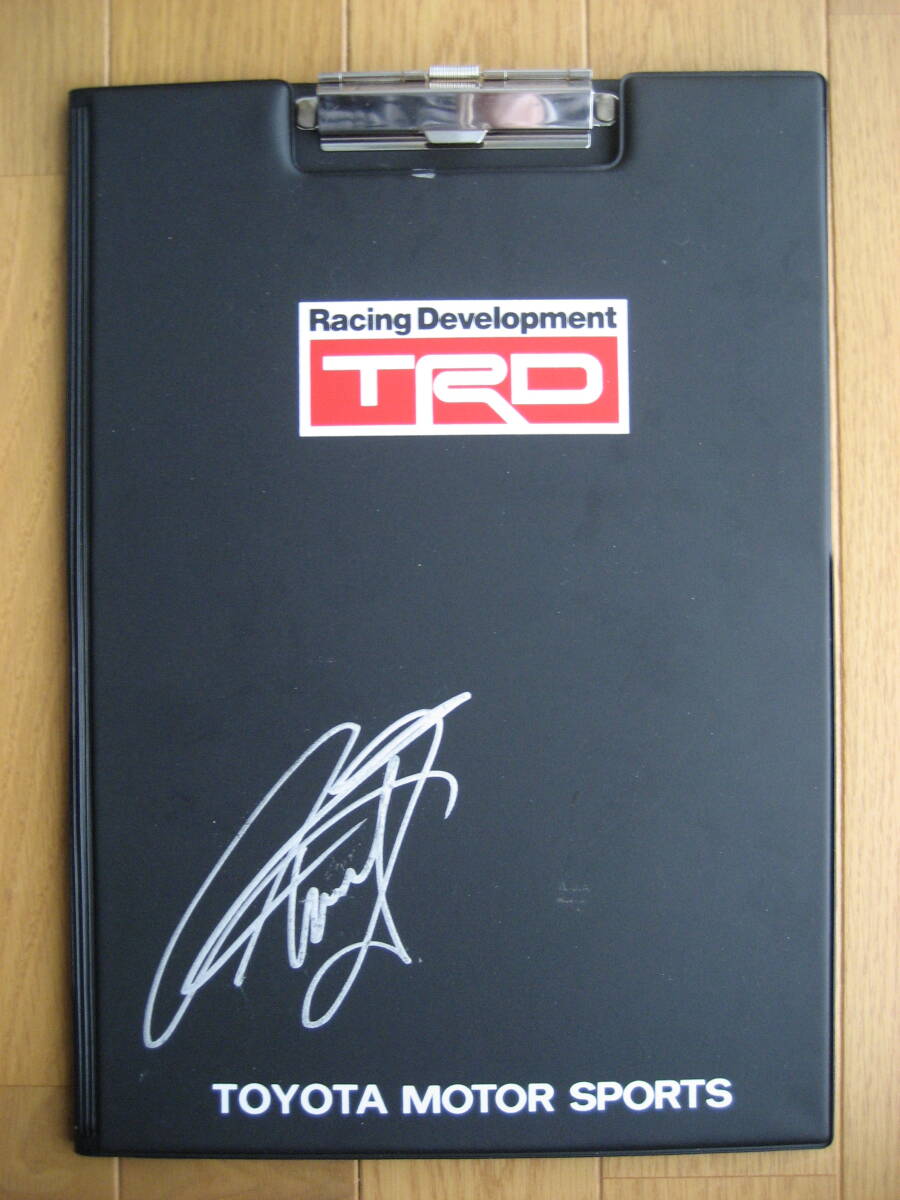 ★☆★ 2008年 富士スピードウェイ トヨタモータースポーツフェスティバル 3選手の直筆サイン入りTRDバインダー ★☆★拍卖