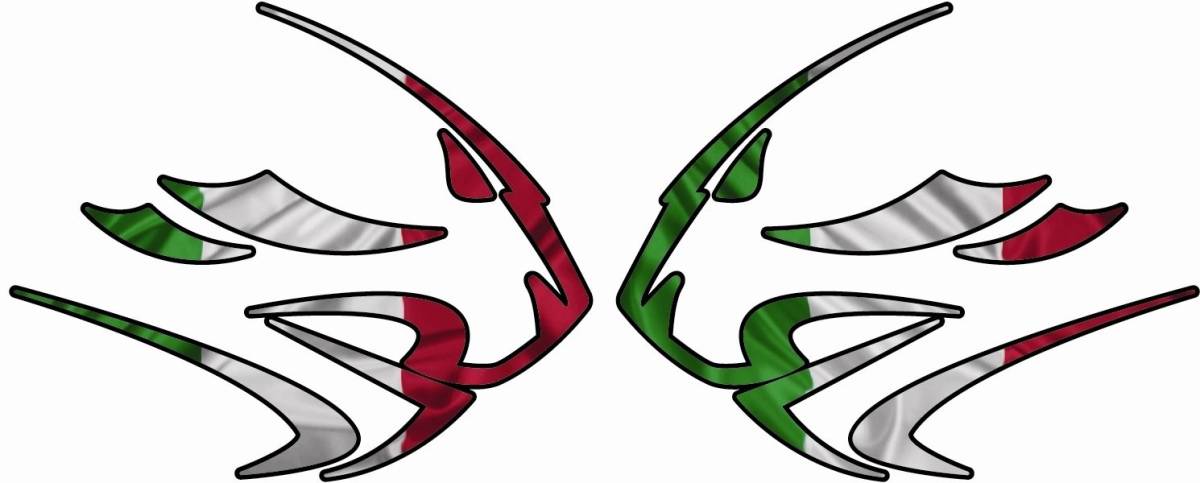 送料無料 Aprilia lions head Motorcycle sticker decal アプリリア ステッカー シール デカール 2枚セット 122mm x 100mm拍卖