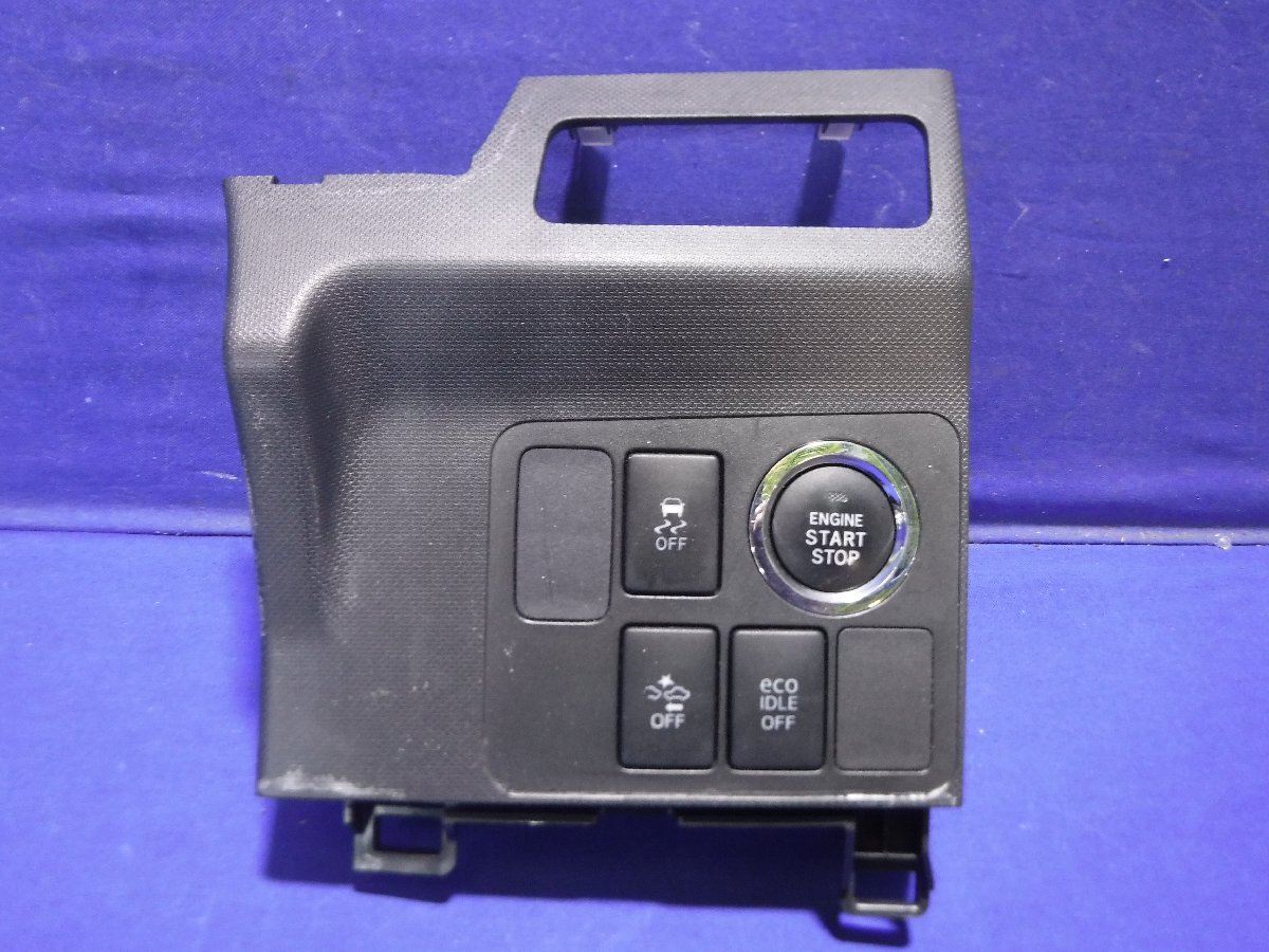 【B】ダイハツ ムーヴカスタム LA100S/LA110S 後期 純正 スイッチセット 4種(プッシュスタート/VSC/ecoIDLE/自動ブレーキ)拍卖