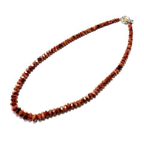 ☆新品☆ネックレス ゴールドストーン パワーストーン 49cm【送料無料】拍卖