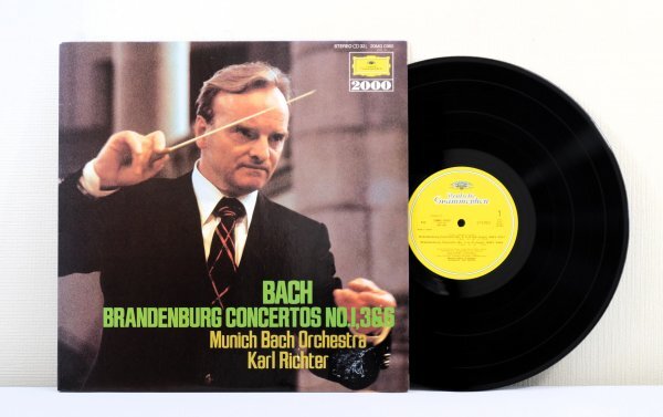 中古盤*部分再生確認済み【カール・リヒター】バッハ*ブランデンブルク協奏曲*第6・3・1*ミュンヘン・バッハ管弦楽団拍卖