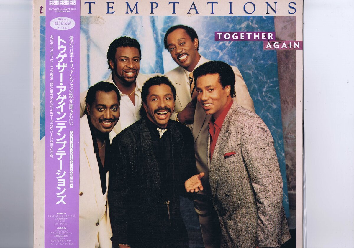 盤質良好 国内盤 LP The Temptations / Together Again / テンプテーションズ トゥゲザー・アゲイン 帯付き RMTL-8054拍卖