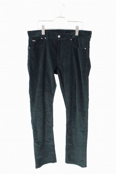 イタリア製ラルフローレンRalph Laurenコーデュロイ パンツ32ボトムス緑色ダークグリーン綿コットンElastane拍卖