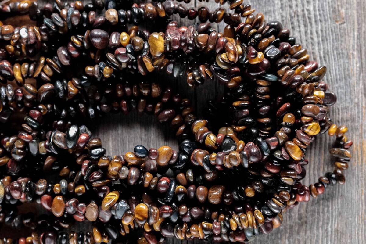 *Tiger Eye tumble chip拍卖