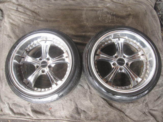 深リム 希少サイズ SPEEDSTAR ビエナクラージェ メッキ 10J+24 114.3/5H 18インチ 2本 SSR スピードスター ヴィエナクラージュ拍卖