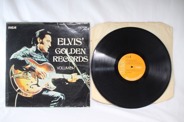 英LP Elvis Presley Elvis' Golden Records Volume1 Vol1 UK盤 英国盤 STEREO ゴールデンレコード ステレオ エルヴィス プレスリー拍卖