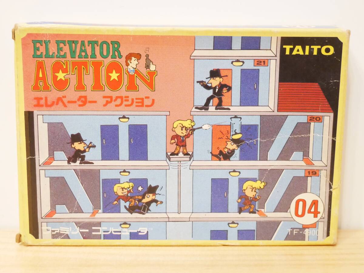 ■タイトー◇FC ファミコンソフト☆エレベーターアクション【端子清掃/動作確認済み】■拍卖