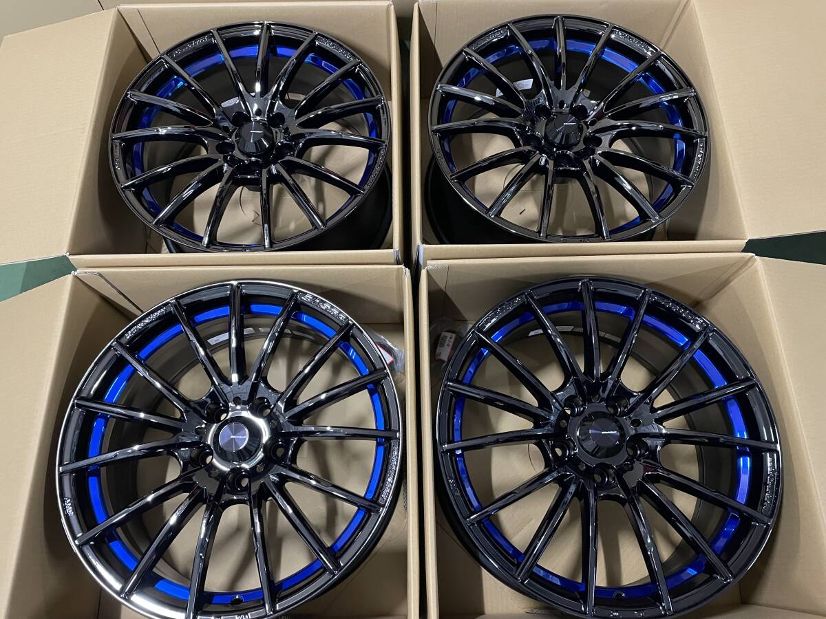 新品 WEDS ウェッズスポーツ SA35R 18x8.5+35 5/114.3 BLC2 RX 30アルファード 30ヴェルファイア GRヤリス EVO CT9A CZ4A 4本セット在庫有拍卖