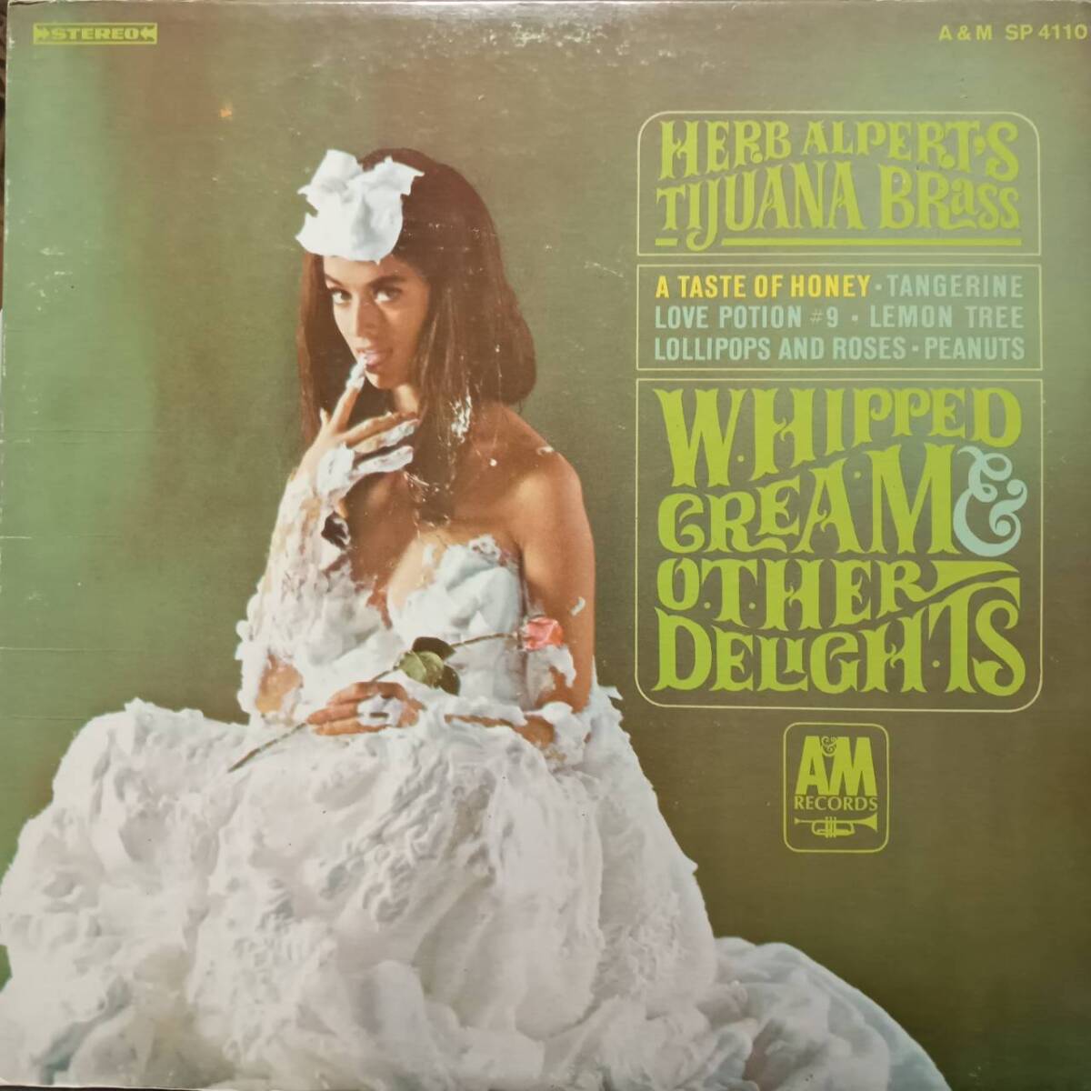 米A&MオリジLP!STEREO盤 Herb Alpert's Tijuana Brass / Whipped Cream&Other Delights 1965年 SP 4110 オールナイト・ニッポンのテーマ拍卖