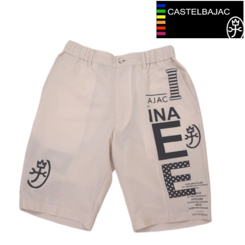 【SALE】カステルバジャック/CASTELBAJAC プリントショートパンツ 106-ピンク系 46/Mサイズ拍卖