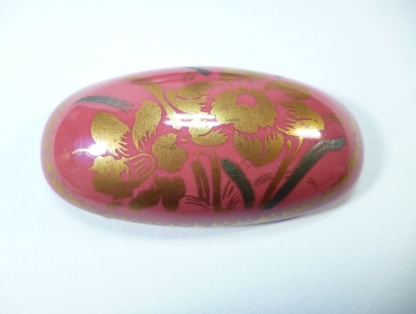 Ж 九谷焼 帯留め Ж 九谷焼き 九谷 拍卖