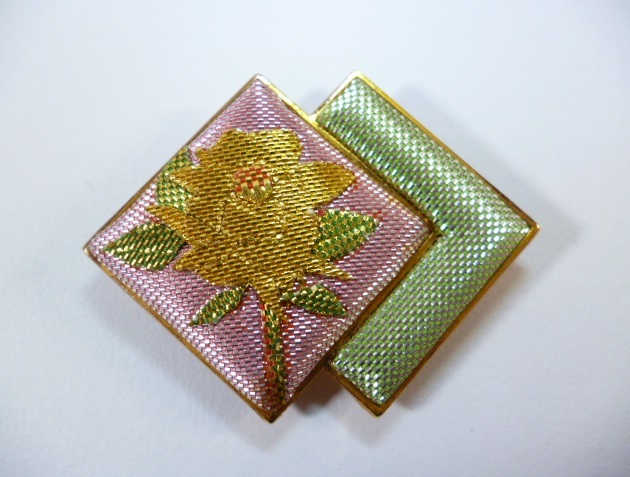 Ж 重ね細工 2way 帯留め ブローチ Ж 拍卖