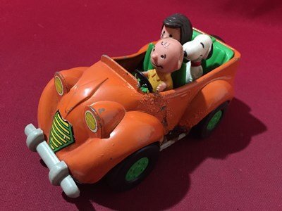 s※6* 当時物 AVIVA TOY CO.N . HOLLYWOOD ビンテージ スヌーピー ミニカー ダイキャスト 70s アビバ Hong Kong ジャンク /E4拍卖