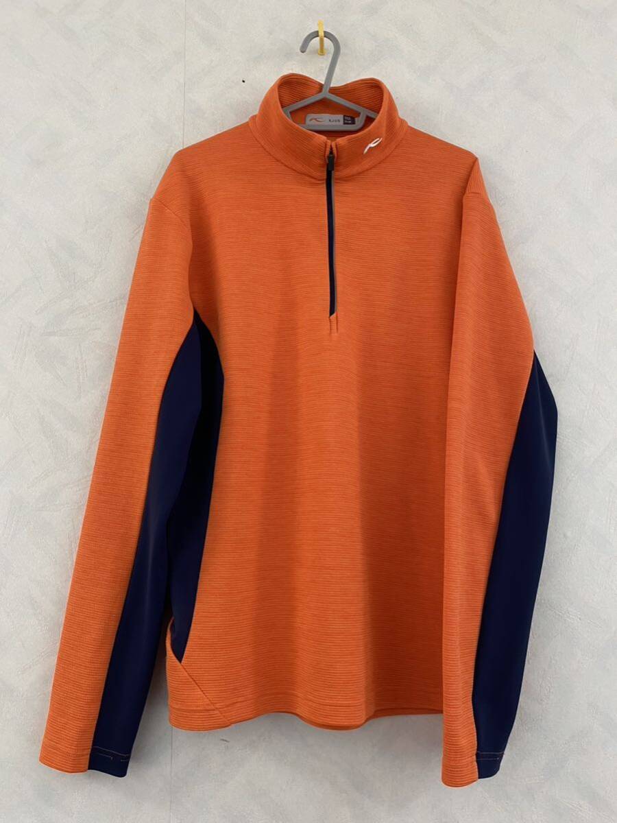 KJUS ハーフジップシャツ サイズ50 M チュース 希少 サンプル品 スイス ゴルフウェア スキーウェア拍卖