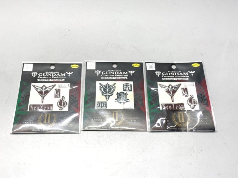 希少 ガンダム カスタムエンブレム ZAKU2 未開封3セット 4224 TY拍卖