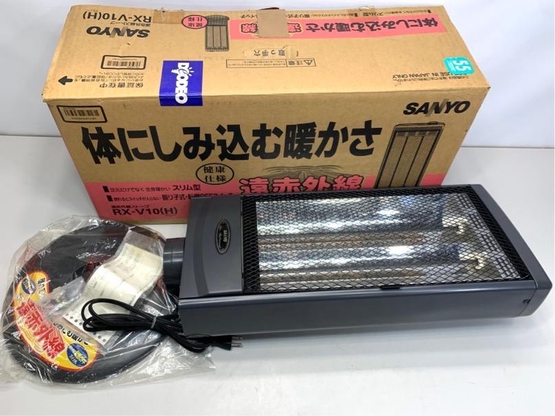 動作品 SANYO 遠赤外線電気ストーブ ヒーター レトロ 4690 14拍卖