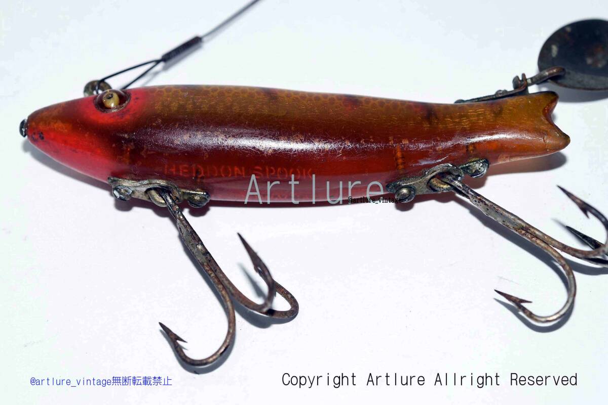 VINTAGE LURE HEDDON (7529-54)USA MADE #OLDLURE #ARTLURE_VINTAGE #ヴィンテージルアー拍卖