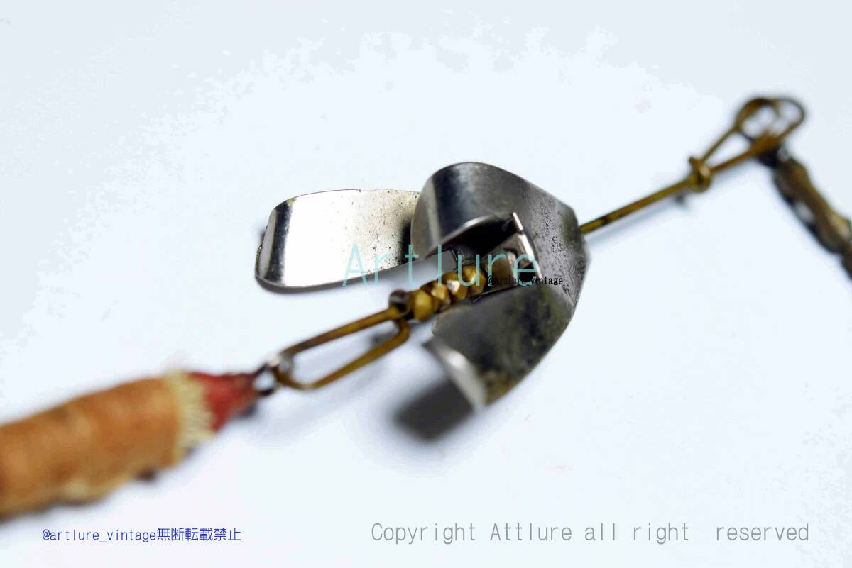 c1895年 spinner bait (4360-129)VINTAGE RARE METAL LURE, 希少蒐集家向けヴィンテージメタルルアー、オールドルアー、拍卖