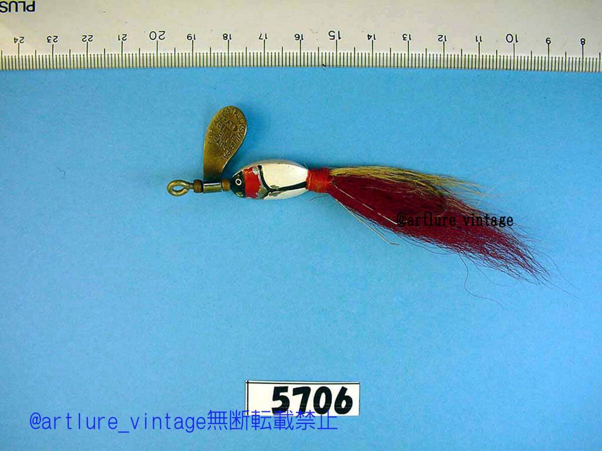 LURE-ALL CO, TRUCKVILLE PA,USA BEATLE BUG BAITS (5706-16)VINTAGE RARE METAL LURE, 希少蒐集家向けヴィンテージメタルルアー、拍卖