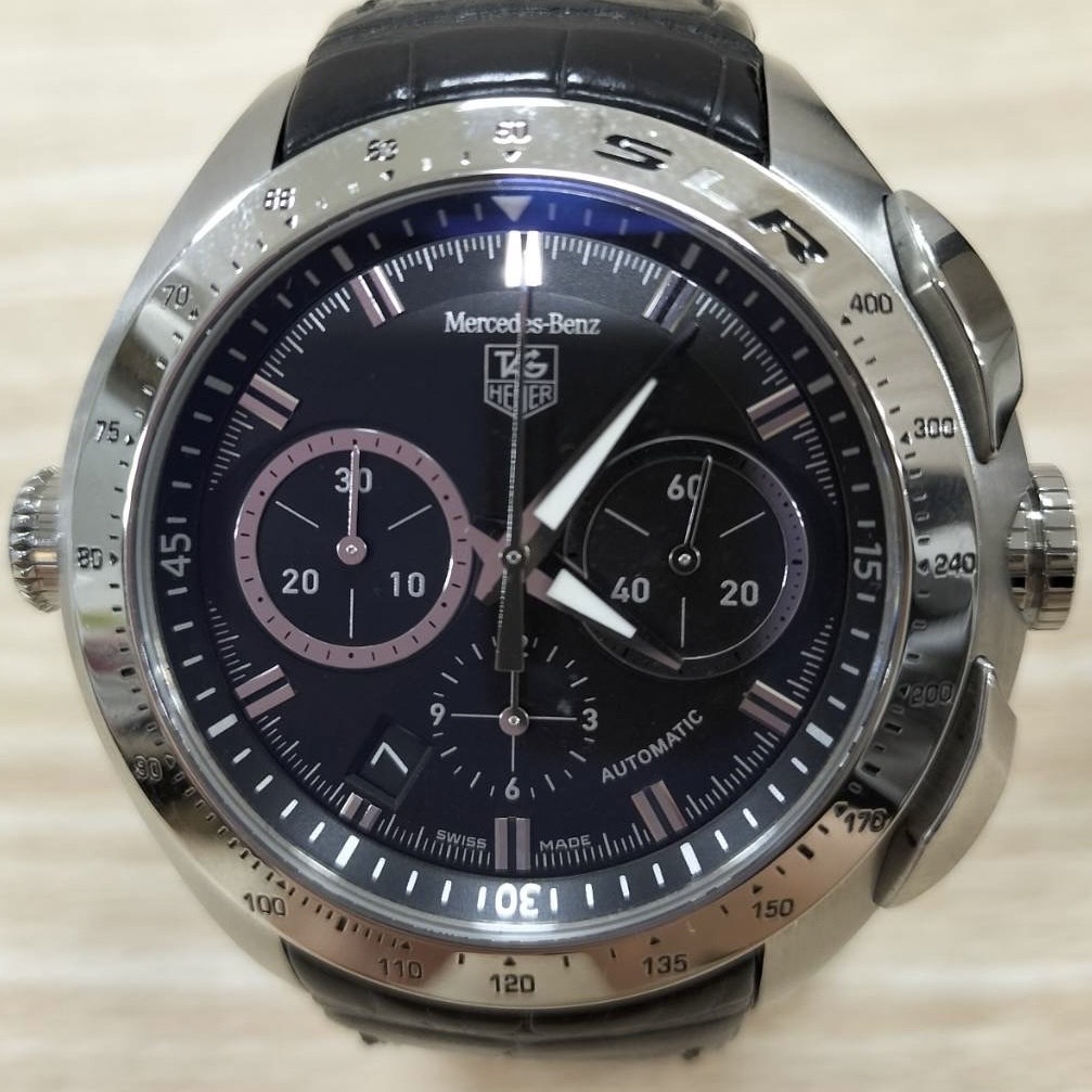 タグ・ホイヤー TAG HEUER SLR メルセデスベンツ クロノグラフ CAG2110.FC6209 腕時計 メンズ 不動品【18079拍卖