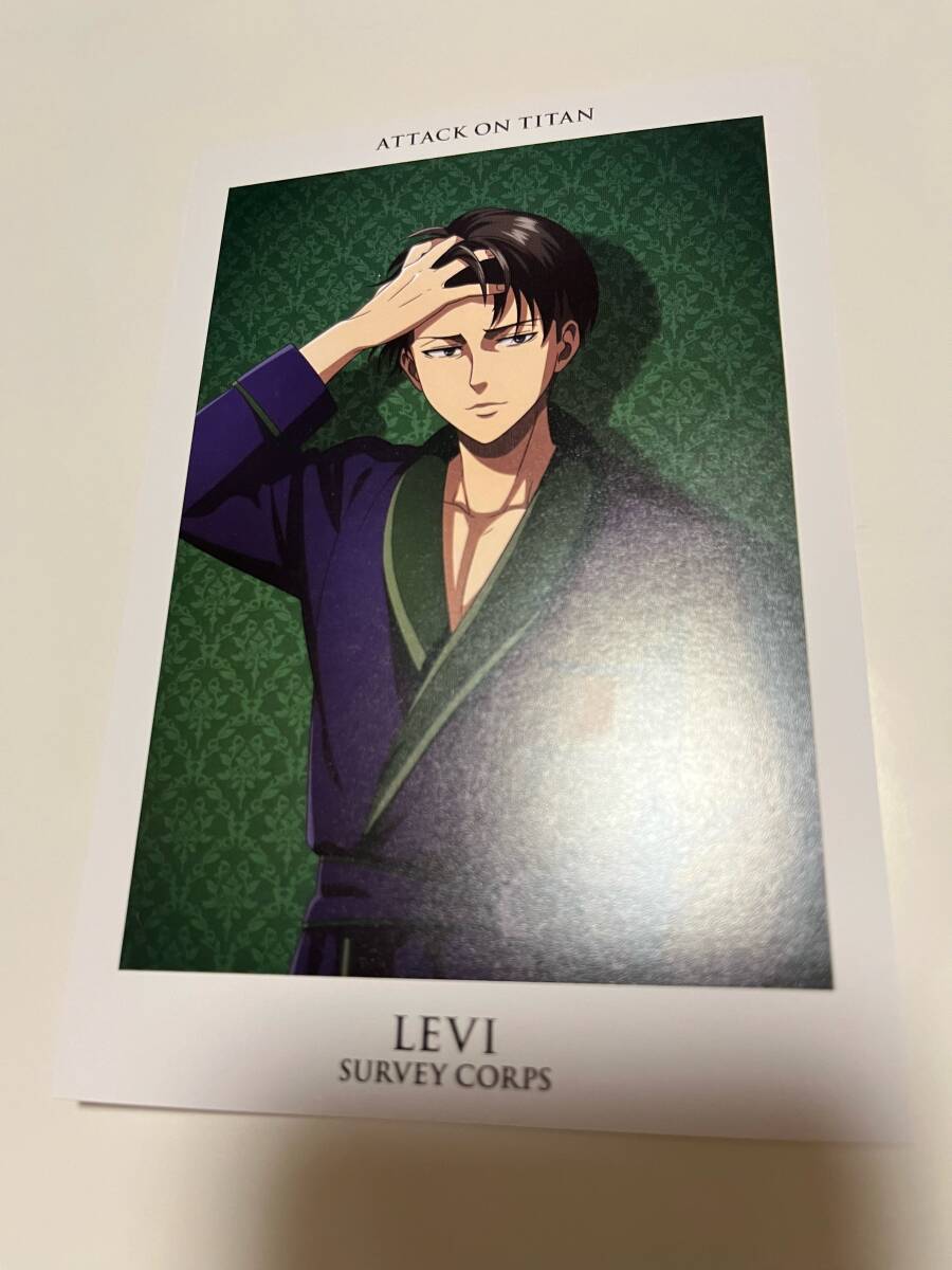 進撃の巨人 ポストカード 非売品 リヴァイ拍卖