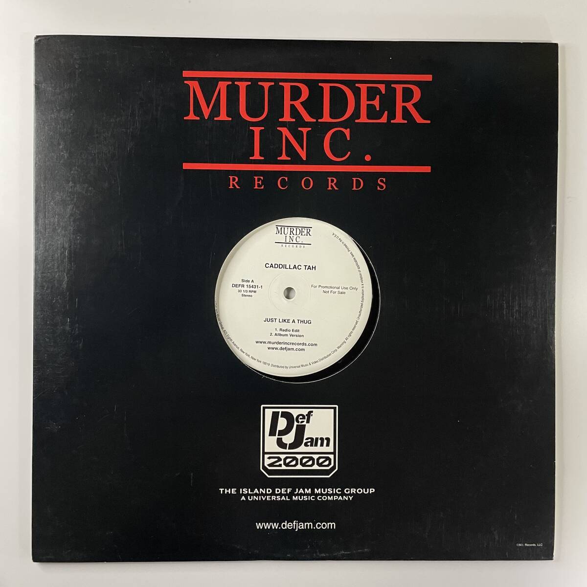 Caddillac Tah - Just Like A Thug拍卖