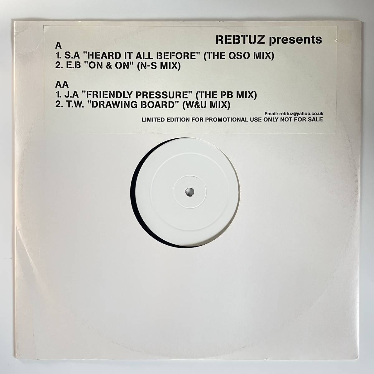 Various - Rebtuz Presents EP 1拍卖